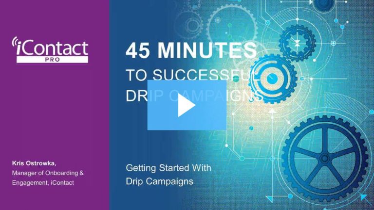 45 Minutes to Successful Drip Campaigns