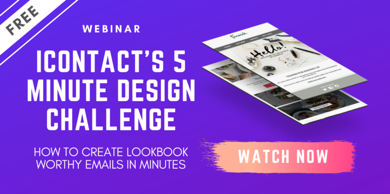 iContact's five minute design challenge