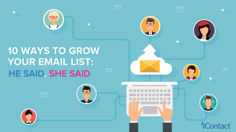 10 Ways to Grow Your Email List — He Said, She Said