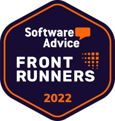 Software Advice Front Runners Badge 2022